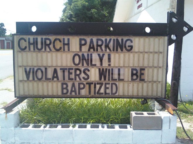 church-parking