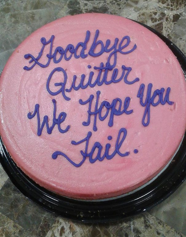15 Hilarious Cakes For Employees’ Last Day At Work Page 12 Enthralling